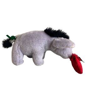 Gund Disney Classic Pooh Eeyore Plush Holding Stocking‎ 8"